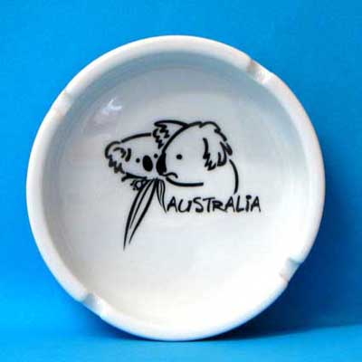 Ashtray Brushart Koala White